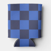 Kroatische Geometrische Blue Bold Checkers Koelbox Blikjeskoeler (Voorkant)