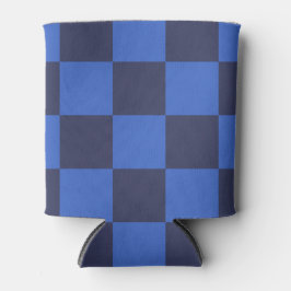 Kroatische Geometrische Blue Bold Checkers Koelbox Blikjeskoeler