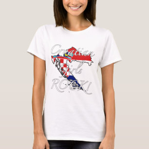 Kroatische Girls Rock! T-shirt