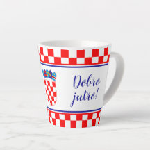 Kroatische Goedemorgen Dobro Jutro Latte Mok