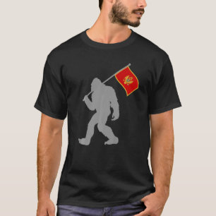 Kroatische Gora of Montenegrijnse vlag op Monteneg T-shirt