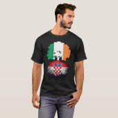 Kroatische Ierse vlag - boomstamwortels T-shirt (Voorkant volledig)