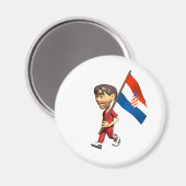 Kroatische jongen magneet (Voorkant / Achterkant)