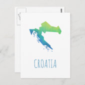 Kroatische kaart (Voorkant / Achterkant)
