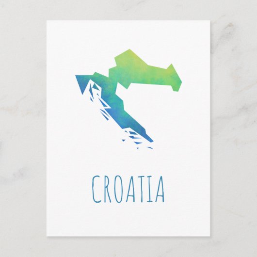 Kroatische kaart (Voorkant)