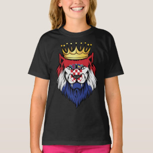 Kroatische koningsvlag t-shirt