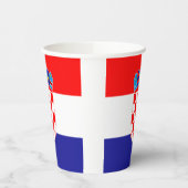 Kroatische kopjes op papier papieren bekers (Links)