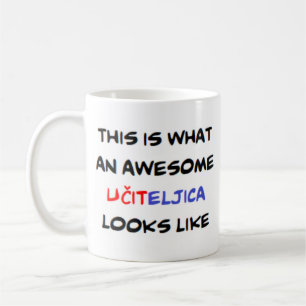 kroatische leraar uciteljica , geweldige koffiemok