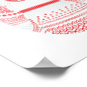 Kroatische Matryoshka Poster (Hoek)