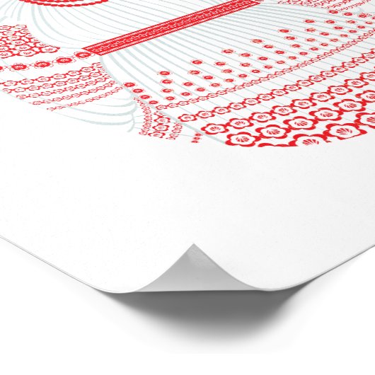 Kroatische Matryoshka Poster (Hoek)