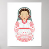 Kroatische Matryoshka Poster (Voorkant)
