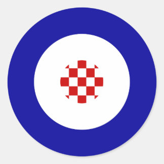 Kroatische mod ronde Sticker