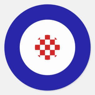 Kroatische Mod Round Sticker