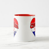 Kroatische Mok van tweetone koffie-koffie (Center)