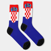Kroatische nationale trots voor de vlag van Kroati Sokken (Rechts)