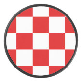 Kroatische patroonmantel hockey puck (Voorkant)