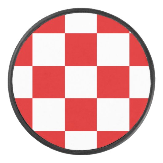 Kroatische patroonmantel hockey puck (Voorkant)