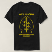 Kroatische politie ATJ LUCKO Specijalna Policija T T-shirt (Design voorkant)