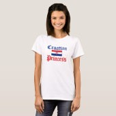 Kroatische prinses 1 t-shirt (Voorkant volledig)