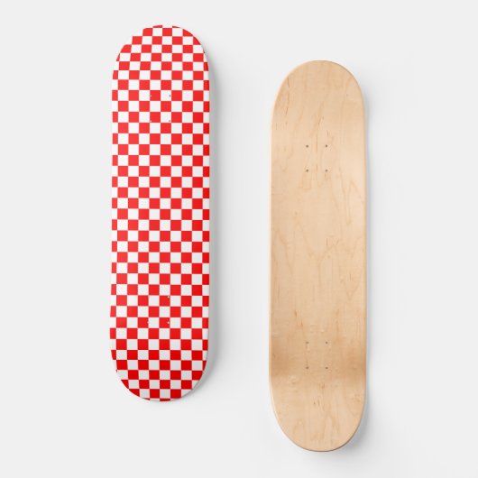 Kroatische rode en witte kadaver persoonlijk skateboard (Voorkant)