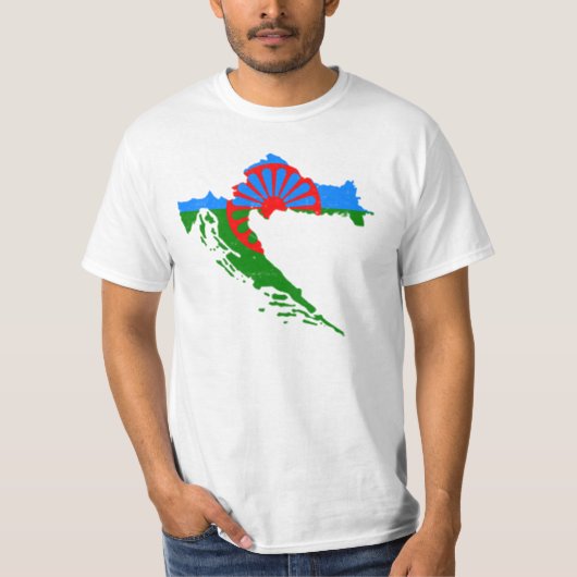 Kroatische Roma-T-shirt T-shirt (Voorkant)