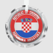 Kroatische ronde Emblem Ornament (achterkant)