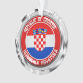 Kroatische ronde Emblem Ornament (voorkant)