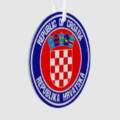 Kroatische ronde Emblem Ornament (voorkant)