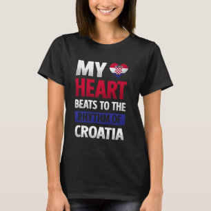 Kroatische roots Kroatische erfgoed Trotse Cro T-shirt