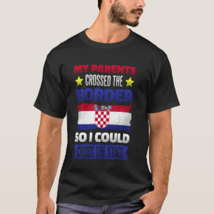 Kroatische roots Kroatische erfgoed Trotse Cro T-shirt