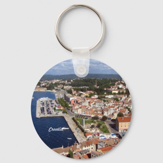Kroatische Skyline Sleutelhanger (Voorkant)