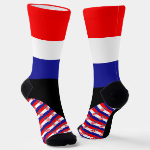 Kroatische Sokken, Kroatische vlag kleuren / sport Sokken