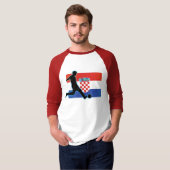 Kroatische spits t-shirt (Voorkant volledig)