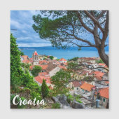 Kroatische stad Omis. (Voorkant)