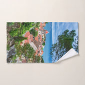 Kroatische stad Omis. Bad Handdoek (Handdoek)