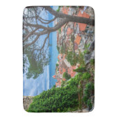 Kroatische stad Omis. Badmat (Voorkant Verticaal)