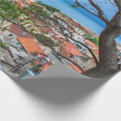 Kroatische stad Omis Cadeaupapier (Hoek)