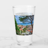 Kroatische stad Omis Glas (Achterkant)