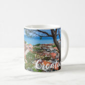 Kroatische stad Omis Koffiemok (Voorkant rechts)