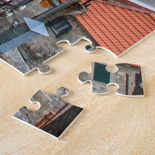 Kroatische stad Omis Legpuzzel (Zijkant)