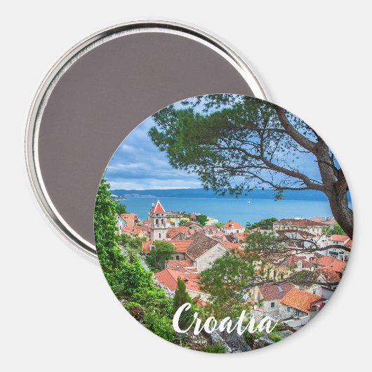 Kroatische stad Omis Magneet (Voorkant / Achterkant)