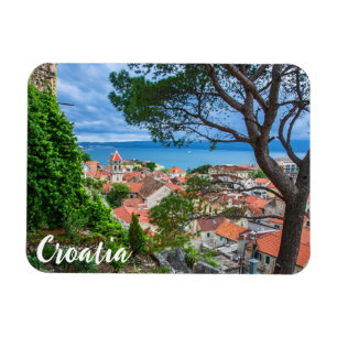 Kroatische stad Omis Magneet