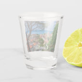 Kroatische stad Omis Shot Glas (Achterkant)