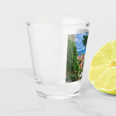 Kroatische stad Omis Shot Glas (Links)