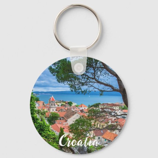 Kroatische stad Omis Sleutelhanger (Voorkant)