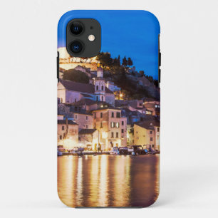 Kroatische stad Sibenik 's nachts. Case-Mate iPhone Case