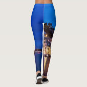 Kroatische stad Sibenik 's nachts Leggings (Achterkant)