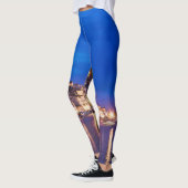 Kroatische stad Sibenik 's nachts Leggings (Links)