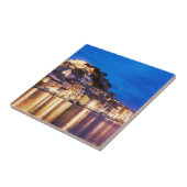 Kroatische stad Sibenik 's nachts Tegeltje (Zijkant)