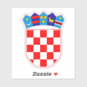 Kroatische Sticker Emblem Hrvatski Grb